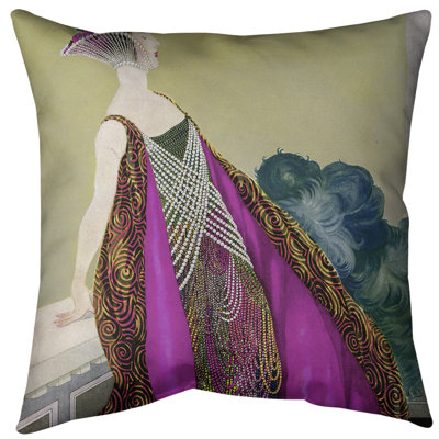 Emily Brodeur Reversible Throw Pillow