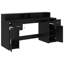 Desk Black Oak 55x91 Cm Engineered Wood-320120566