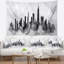 Cityscape Chicago Silhouette Tapestry-28502896