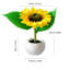 Bouton de tournesol à DEL avec éclairage de nuit