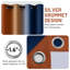 Rideaux isolants bleus et bruns orange, rideaux à œillets avec œillets 2 panneaux-2028388025-2028388028
