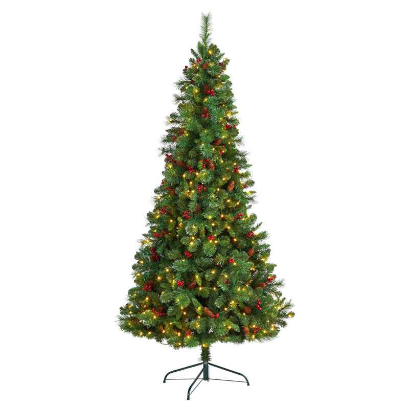 Flat Back Montreal Pine Artificial Christmas Tree