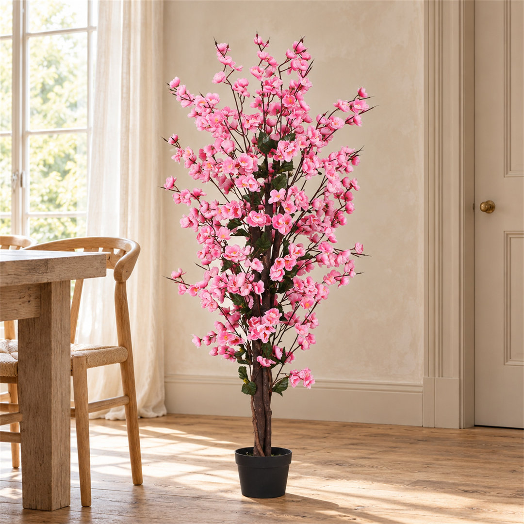 120 cm H Faux Tree Plant in Plastic