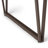 Ryder 66"W Solid Wood Desk, Industrial Contemporary Style with Keyboard Tray and V-Design Metal Base