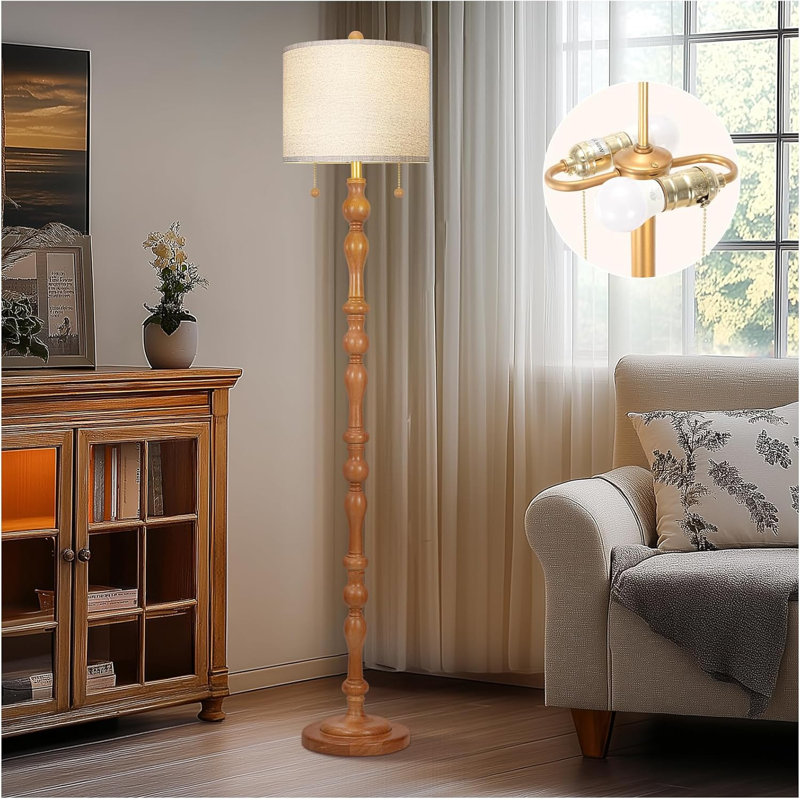 Lampe sur pied 65,5 po Farmhouse