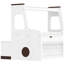 Lit simple en bois avec tiroirs de rangement et bureau intégré Bonwell l 40 po x P 88,5 po x H 43,3 po-239128116-239128118
