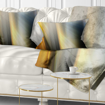 Rays of Speed Vertical - Coussin imprimé abstrait