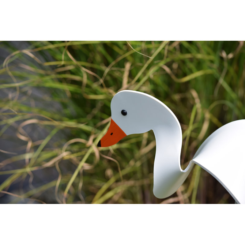 Art de jardin blanc canard