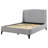 Harper Light Grey Eastern King Platform Bed