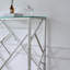 Table console en verre