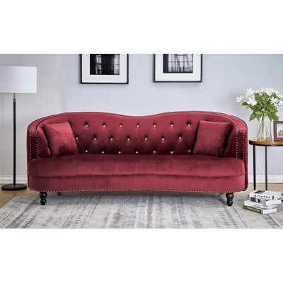 Areli 89.7'' Velvet Sofa
