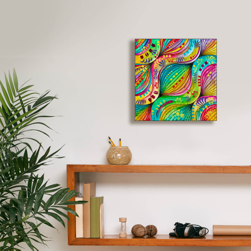 «Wavy Motif» par Dean Russo, art mural sur toile