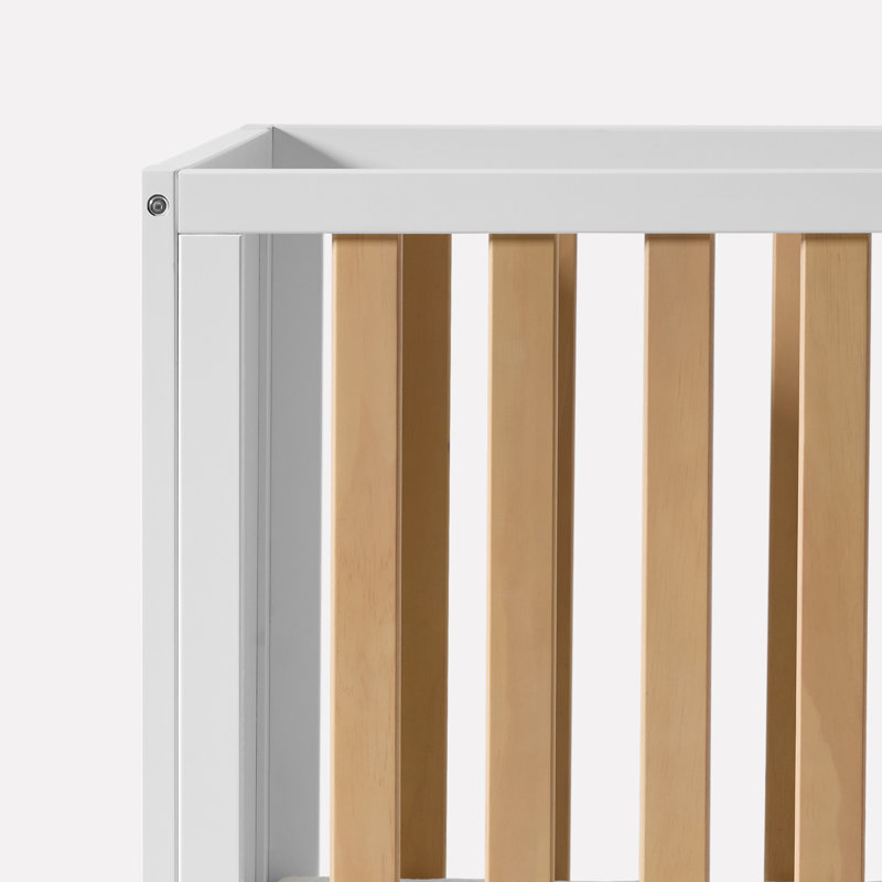  Lit de bébé convertible 4-en-1 Kerenza, Blanc / beige