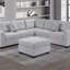Ensemble de canapé-lit modulaire décontracté simple et capitonné 4 pièces-296653334