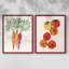 Organic Veg III - reproduction encadrée de qualité supérieure - prête à être accrochée - aucun clou requis - aucun clou requis-793664697-793664698