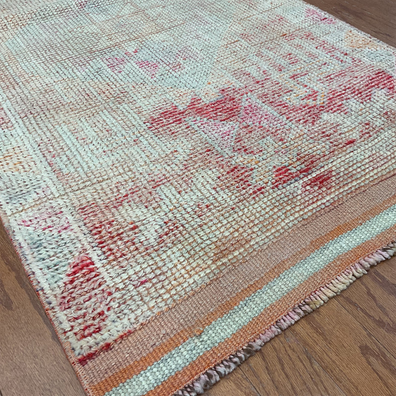Bungalow Rose Handmade Turkish Oushak Wool Runner