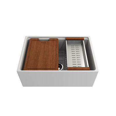 Contempo Step-Rim 27'' L Kitchen Sink