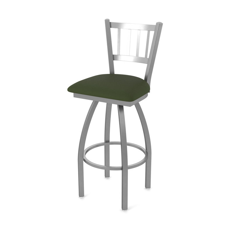 Tabouret pivotant 810 Contessa, Vinyle - pin Canter, Acier inoxydable, Très grand (siège d'une hauteur de 36 po)