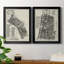 Quays of London III - ensemble de 2 impressions sur toile encadrées-1041971612-1041971613