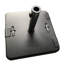 Base de parasol en béton noir - 119 lb, carré, 13 pi, support extérieur noir, adapté