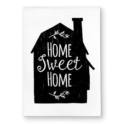 Home sweet home Minimalist Building Outdoor Area Rug | Decor