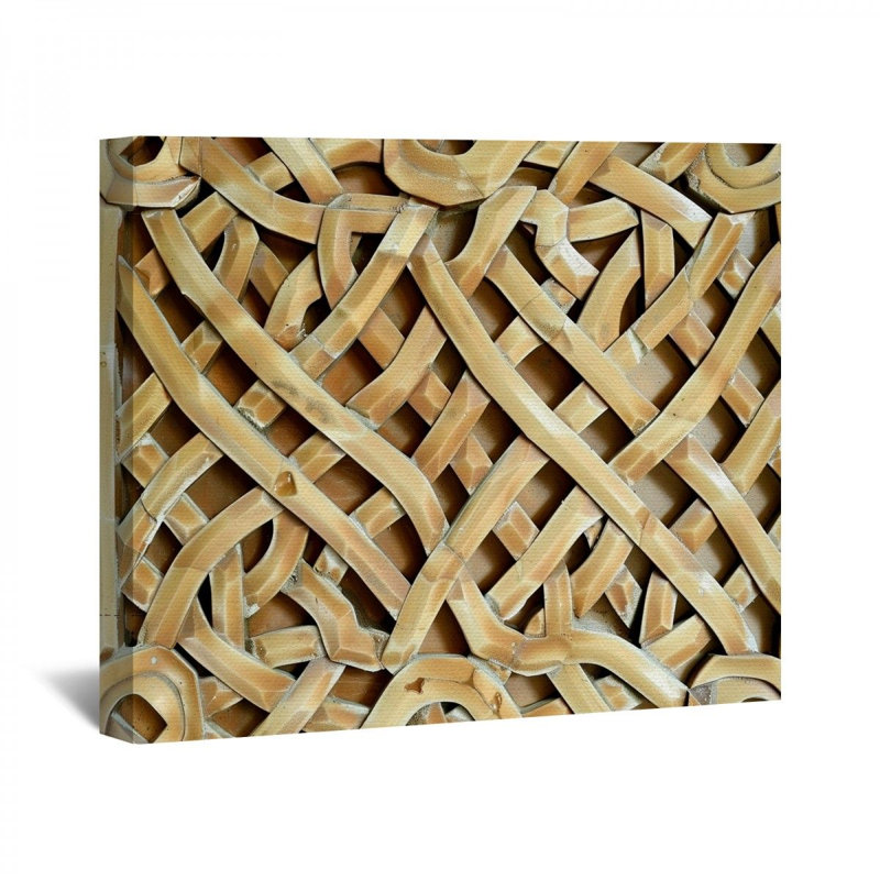 Brun clair sur toile, H 24 po x l 36 po
