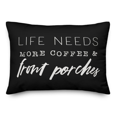 Outdoor Reversible Throw Pillow