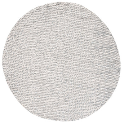 Tapis gris / ivoire à motif géométrique fabriqué à la main Almus