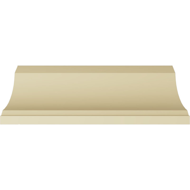 Primed Geometric Urethane Crown Moulding Sample, 12-inch