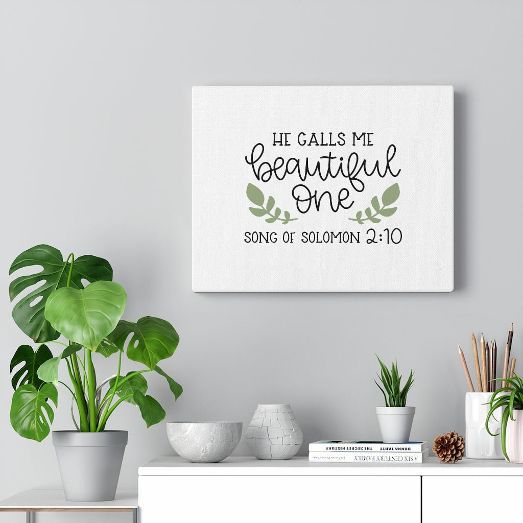 Trinx Beautiful One Song of Solomon 2:10 Christian Wall Art Bible Verse ...