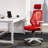 High Back Mesh Office Chair with Adjustable Headrest-340429619