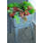Large Galvanized Metal Tub Stand for Planters, Ice Buckets, Outdoor Decor - Rustic Home & Garden Storage Solution with Raised Design