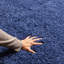 Tapis bleu à poils longs Deans-773682544