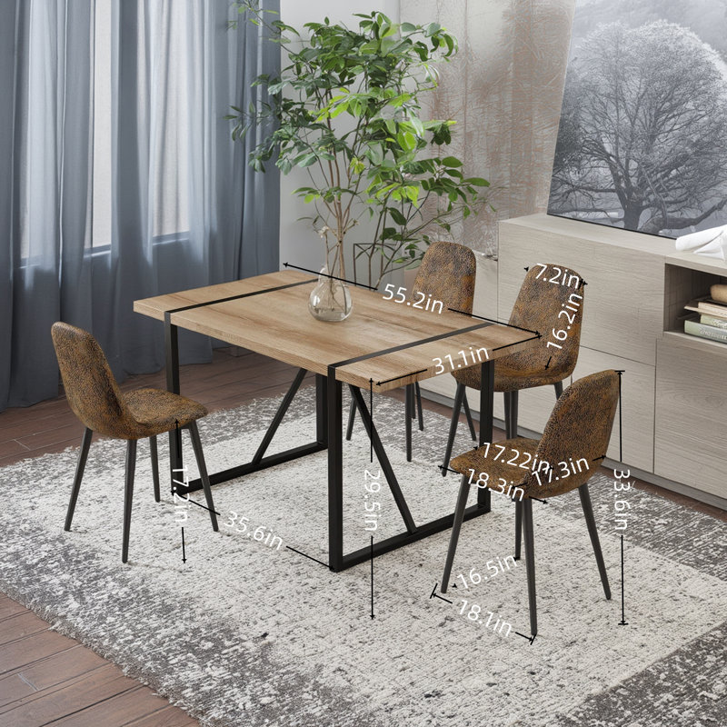 Ensemble de table de salle à manger Mid-Century