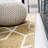 Amuda Blocks Modern Geometric Gold/White Rug-1380308430