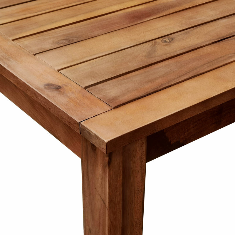 Patio Dining Set, Outdoor Dining Table And Chairs For Patio, Balcony And Backyard, Brown