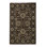 Wool Oriental Area Rug in Black/Beige