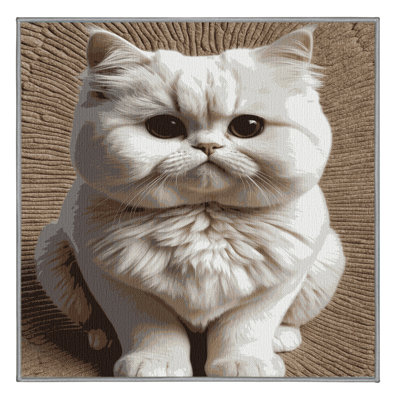 Washable Exotic Shorthair Cats Area Rug