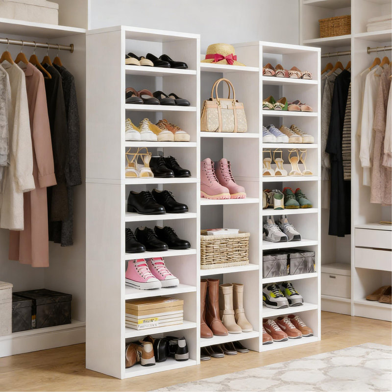 Rangement, range-chaussures, range-chaussures, présentoirs autoportants
