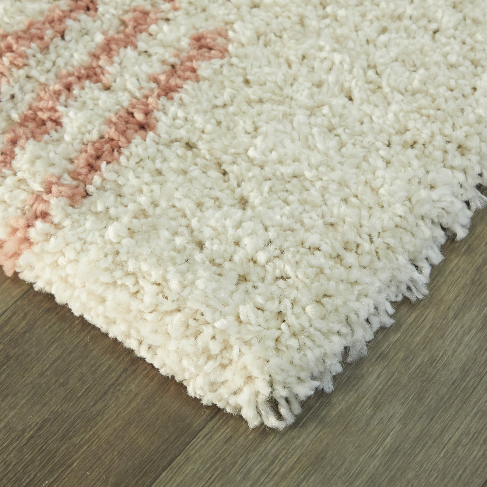 Morin Geometric Shag Rug, Runner 2'2" x 7'