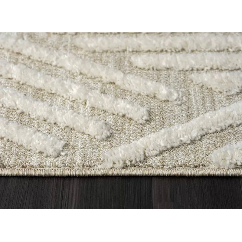Tapis en coton Draiden, Tapis de couloir 2 pi 8 po x 11 pi 6 po