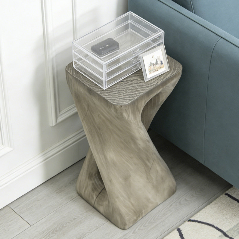 Table d'appoint d'extérieur, Gris