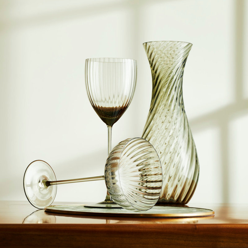 Quinn Crystal Carafe, Smoke