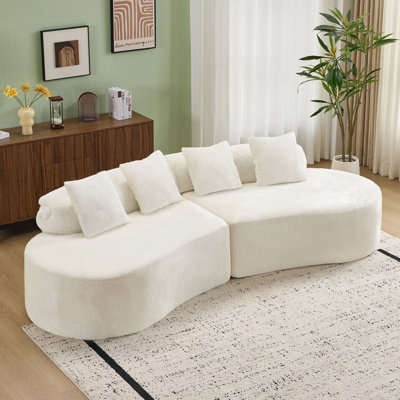 Curved Multi - Seater Sofa.