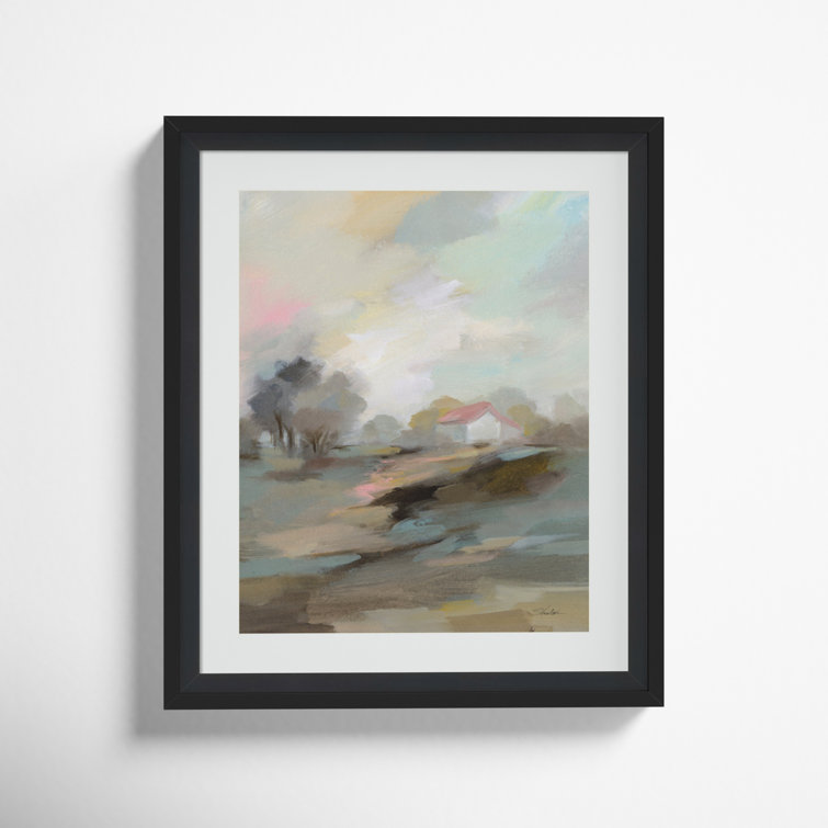 Birch Lane™ Farm In April Framed On Paper by Silvia Vassileva Print