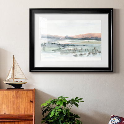 " Marsh Cattails II " Painting Print