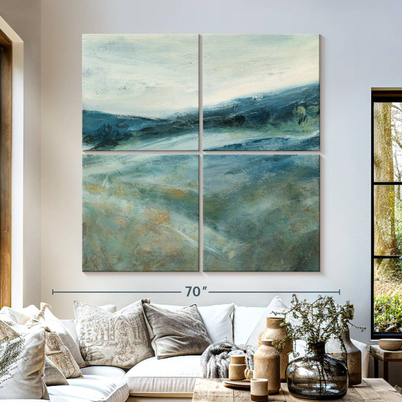 Distant Shadows II, 57" H x 57" W
