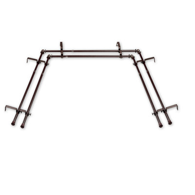Tringle à rideaux double 0,625 po Leavy