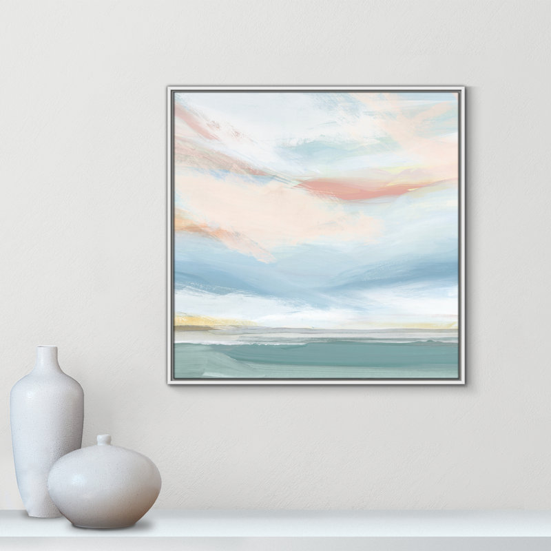 «Delphi Sweetness I» par Isabelle Z - reproduction, Toile avec cadre blanc, H 31,5 po x l 31,5 po x P 2 po