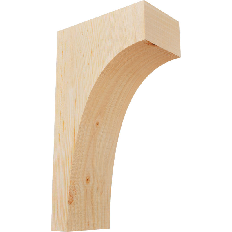 Sapin Douglas Douglas Corbeau lisse l 5 5 po x P 10 po x H 18 po, H 18 po x l 5,5 po x P 10 po, Sapin de Douglas, Lisse